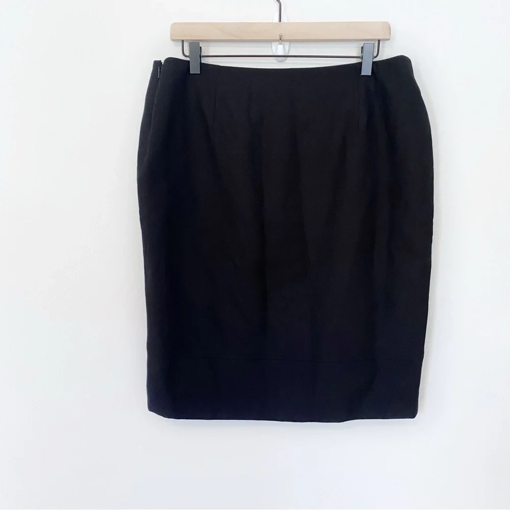 VERSACE Vintage 1990s Wool Pencil Skirt 14